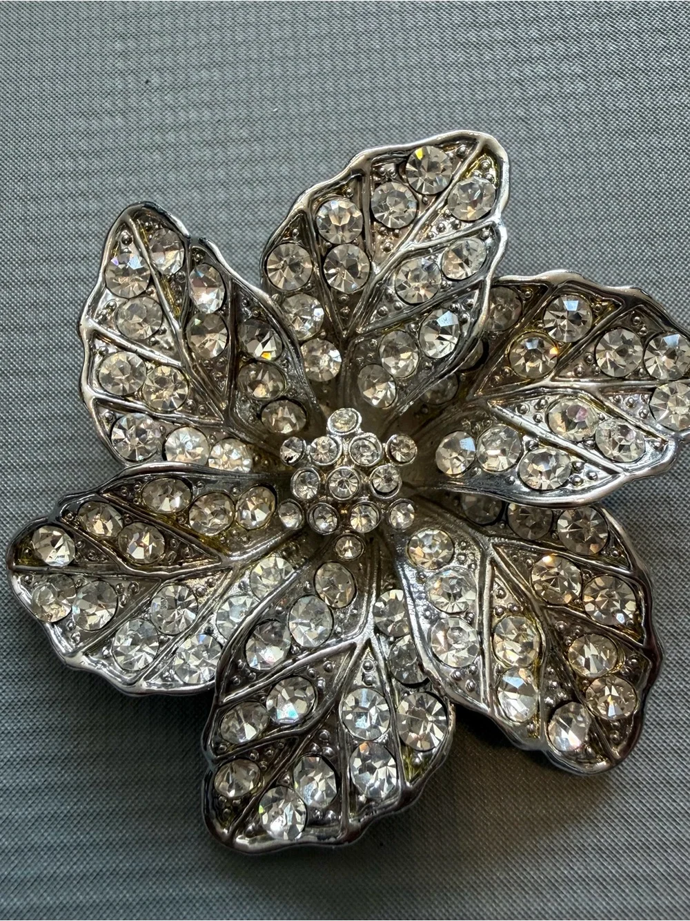 N/A sparkling silver